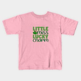 Little Miss Lucky Charm Kids T-Shirt